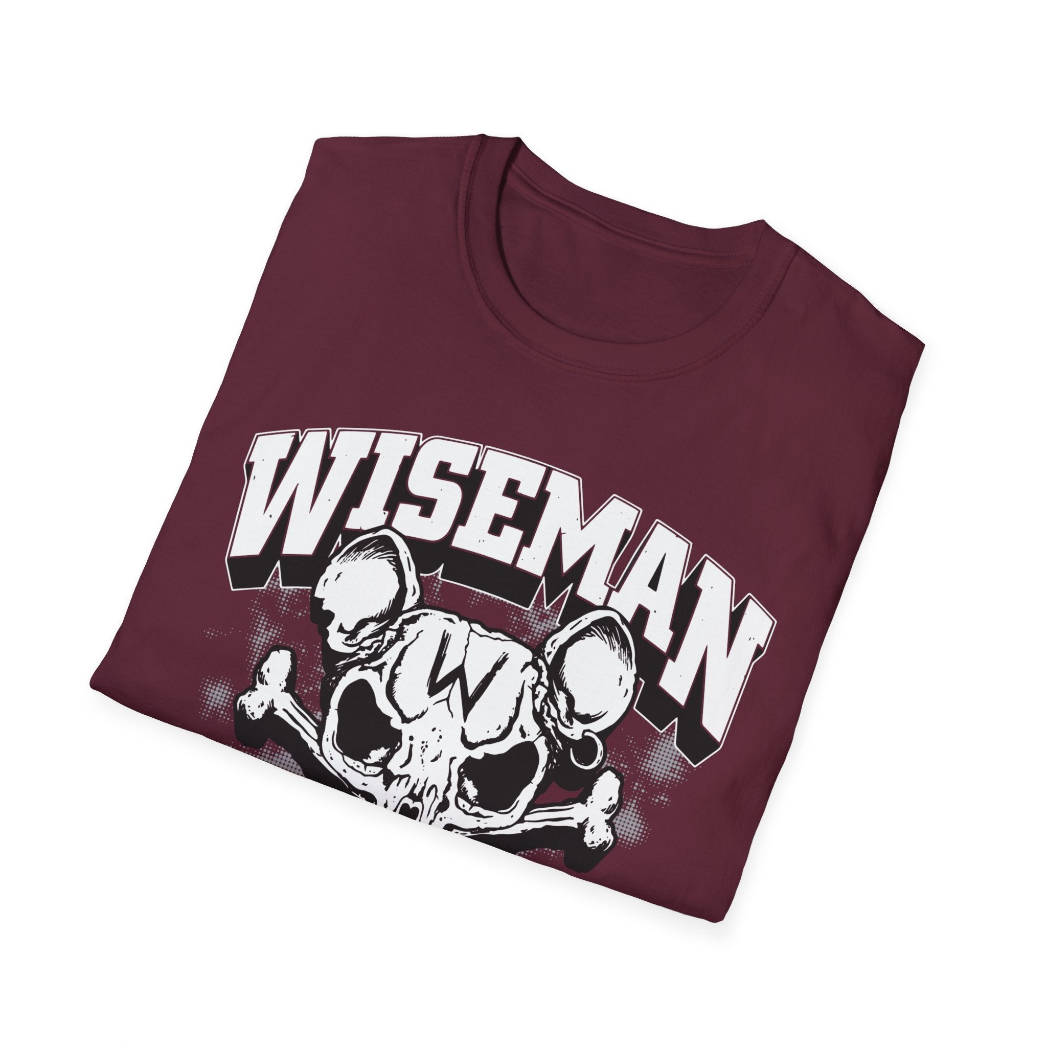 Wiseman Pest Solutions Rat Skull Logo T-Shirt | Exterminator Graphic Tee