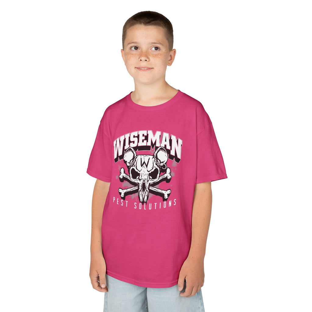 Wiseman Rat Skull Kids Tee — Edgy Graphic Tee for Boys & Girls