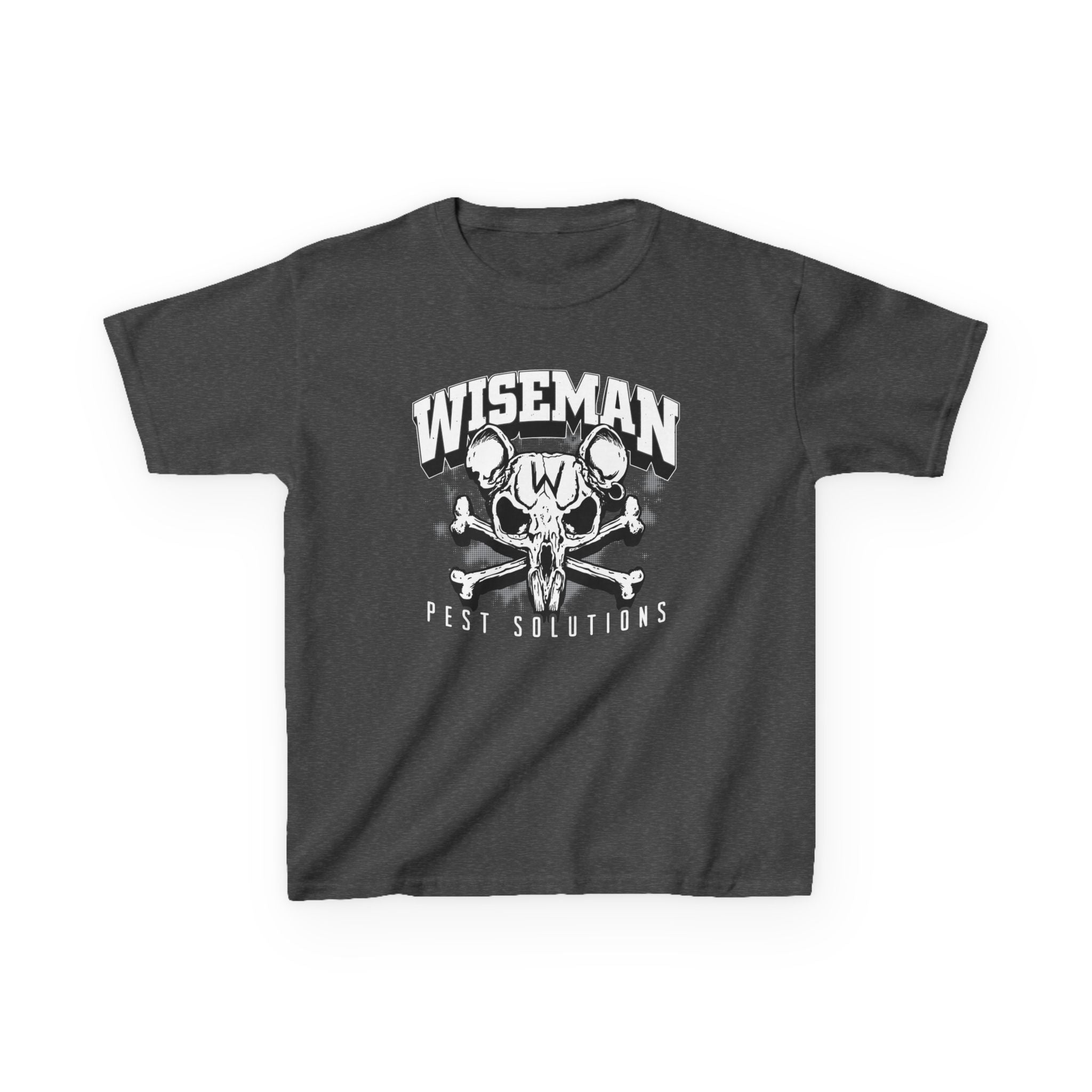 Wiseman Rat Skull Kids Tee — Edgy Graphic Tee for Boys & Girls