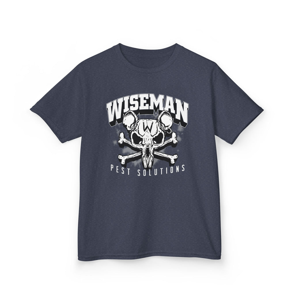 Wiseman Rat Skull Kids Tee — Edgy Graphic Tee for Boys & Girls