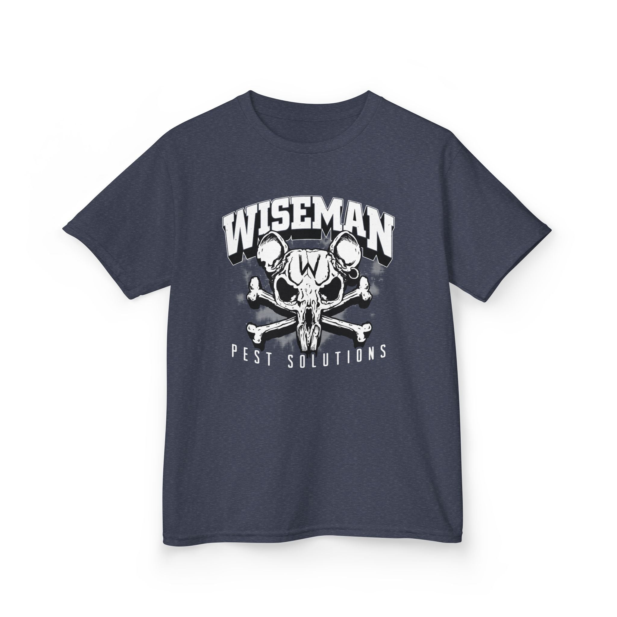 Wiseman Rat Skull Kids Tee — Edgy Graphic Tee for Boys & Girls