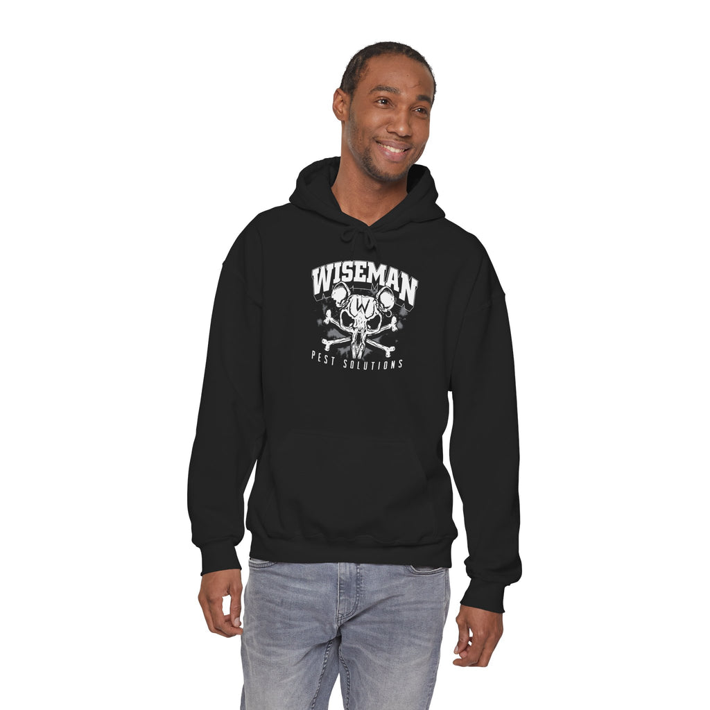 Wiseman Skull & Bones Hoodie – Vintage Skateboarding Graphic Pullover