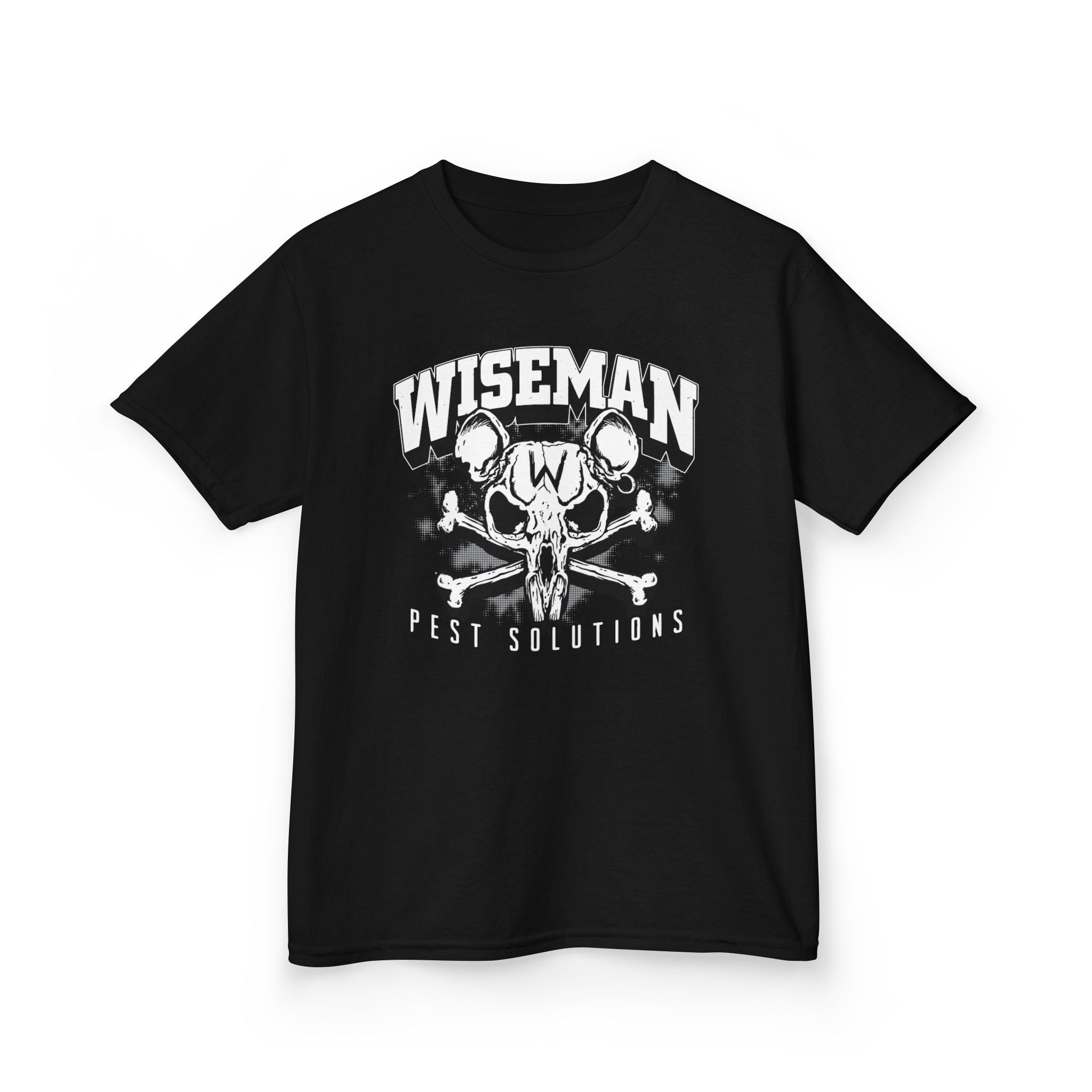 Wiseman Rat Skull Kids Tee — Edgy Graphic Tee for Boys & Girls