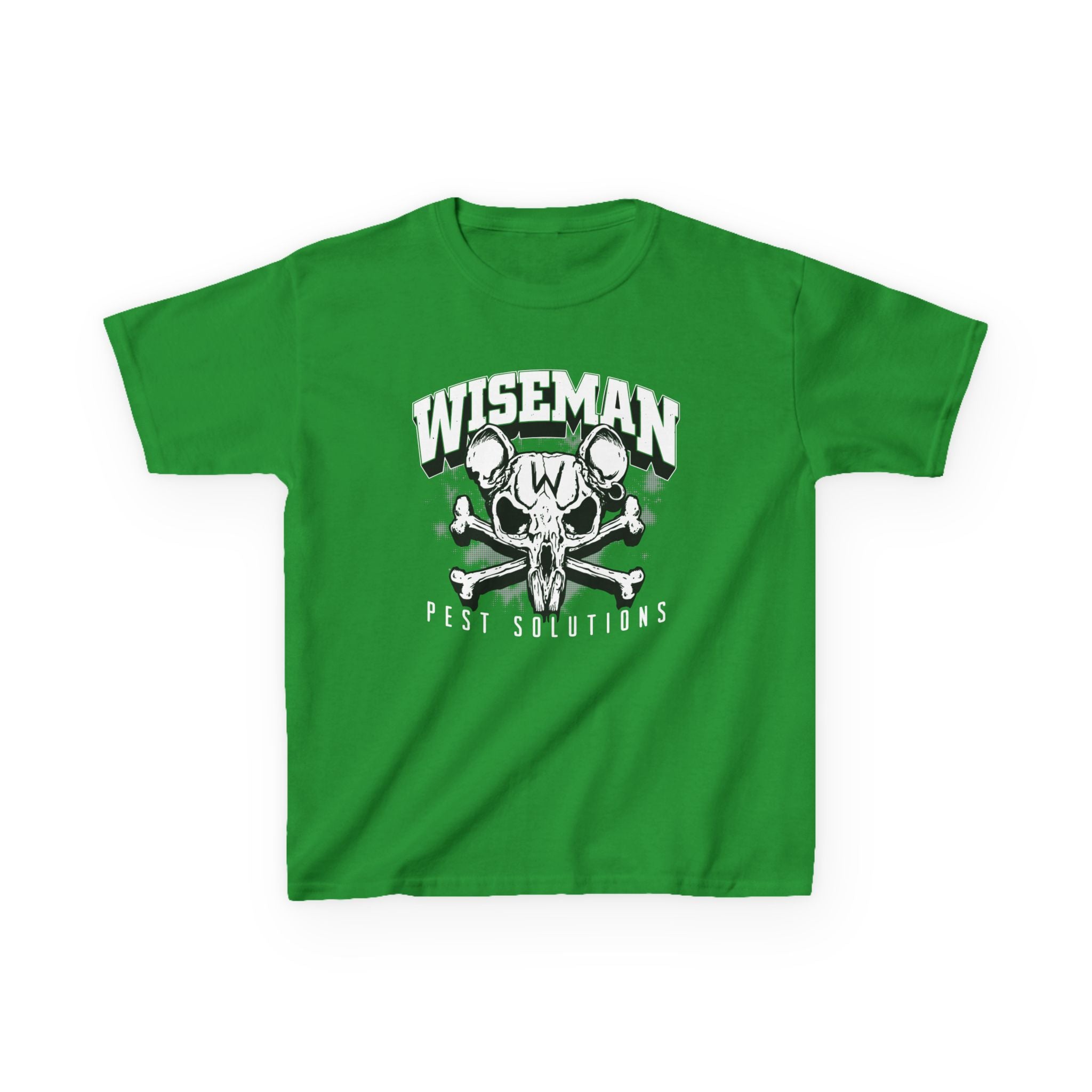 Wiseman Rat Skull Kids Tee — Edgy Graphic Tee for Boys & Girls