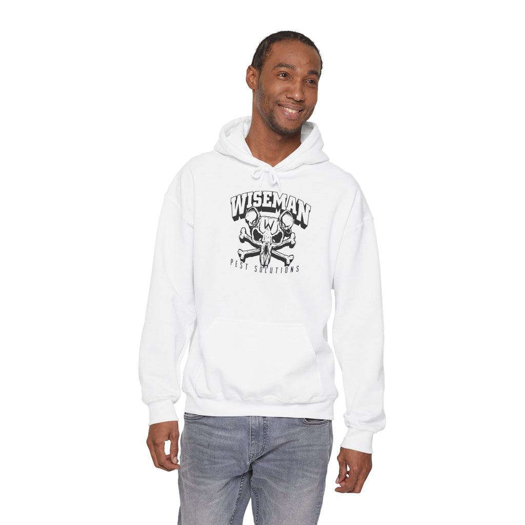 Wiseman Skull & Bones Hoodie – Vintage Skateboarding Graphic Pullover