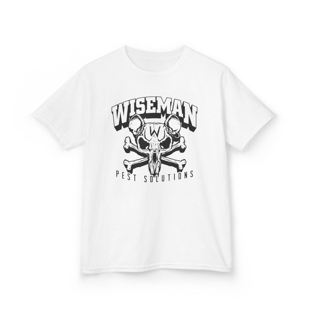Wiseman Rat Skull Kids Tee — Edgy Graphic Tee for Boys & Girls