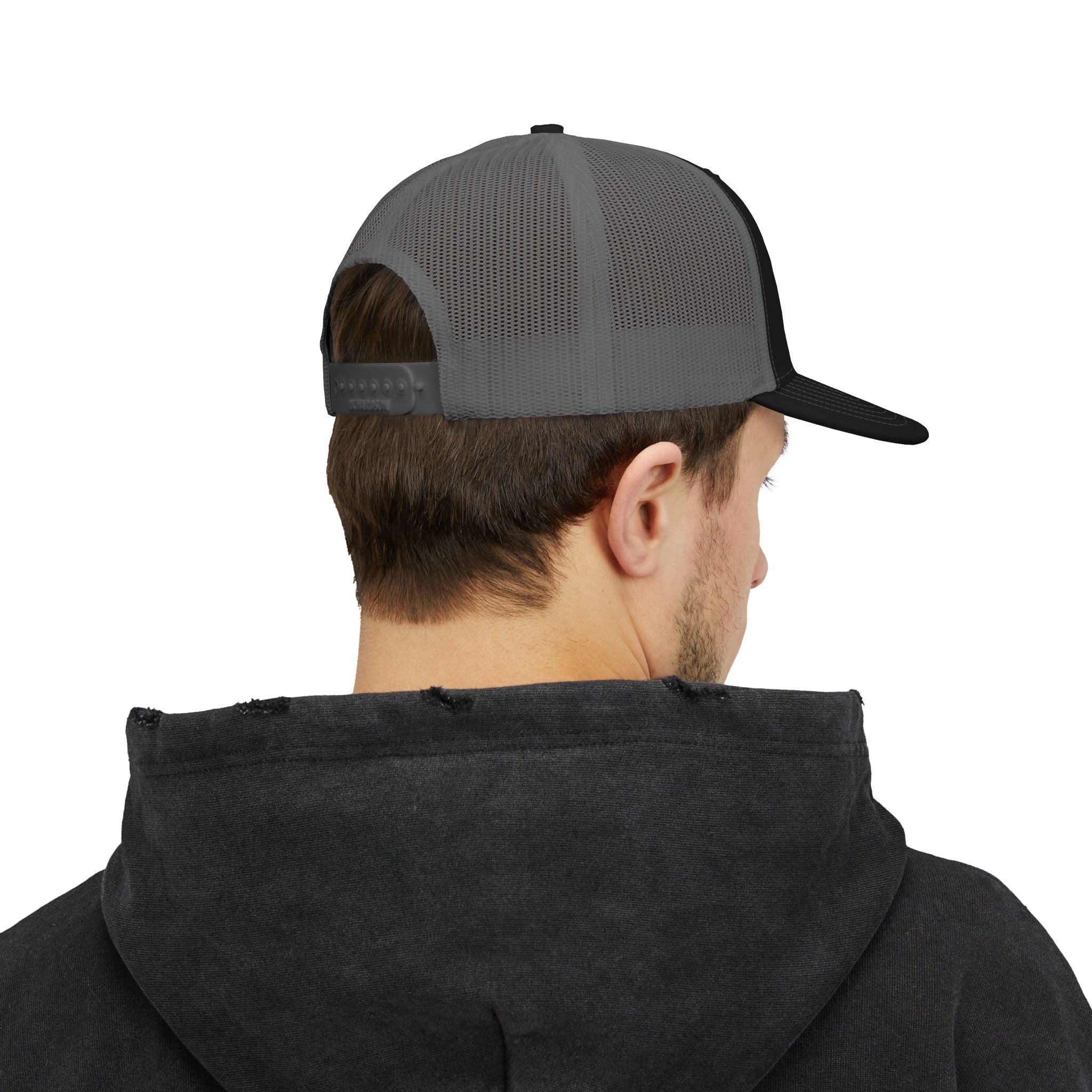 Rat Skull Trucker Cap - Wiseman Pest Solutions Snapback