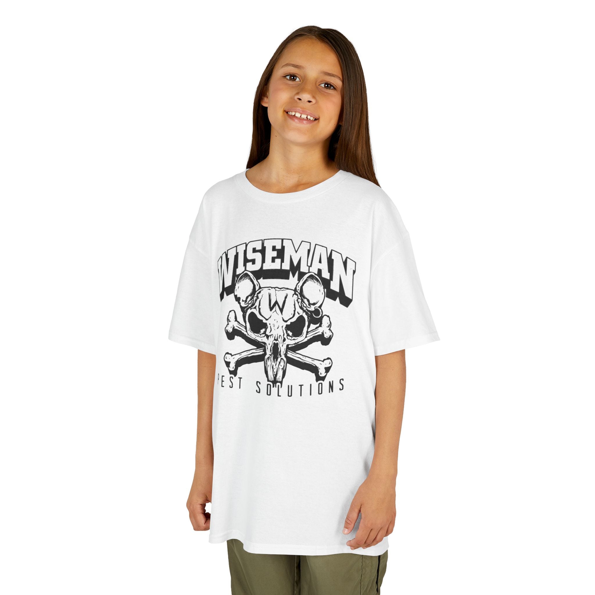 Wiseman Rat Skull Kids Tee — Edgy Graphic Tee for Boys & Girls