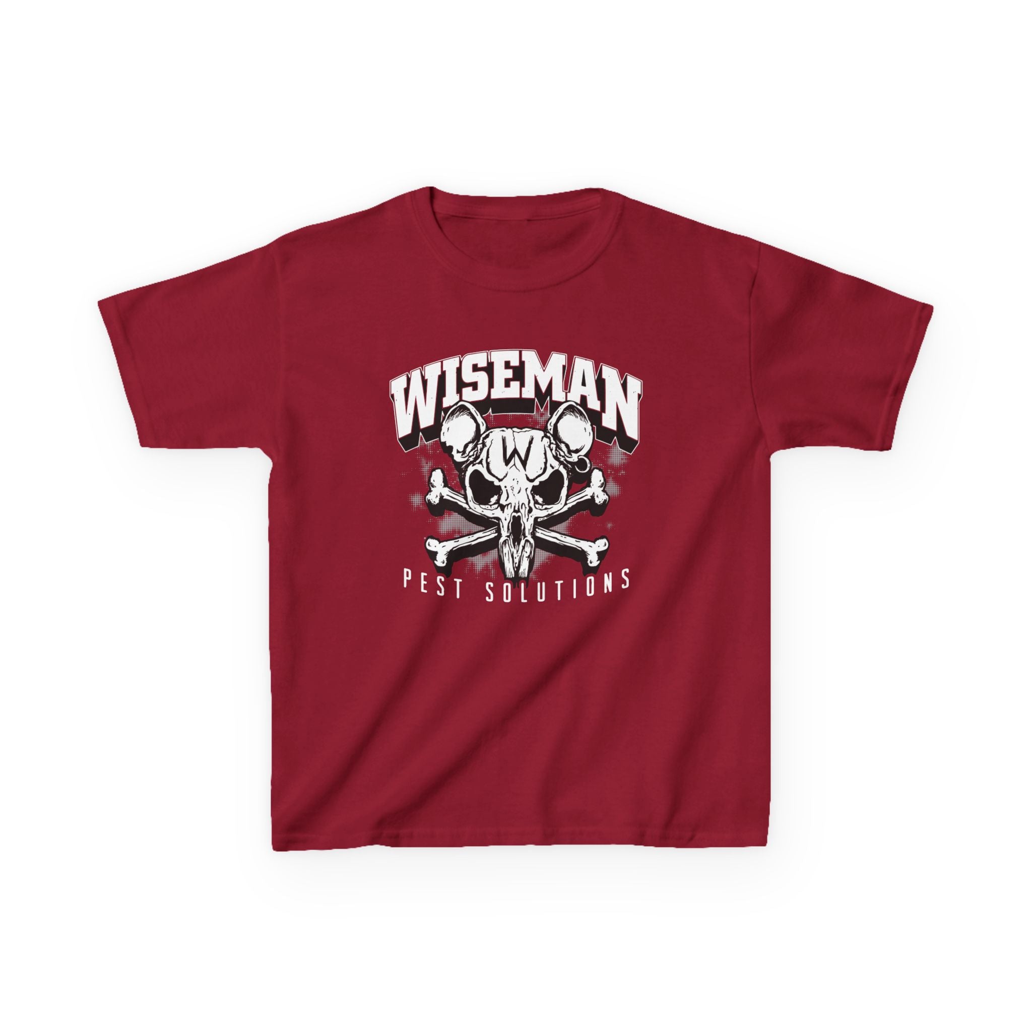 Wiseman Rat Skull Kids Tee — Edgy Graphic Tee for Boys & Girls