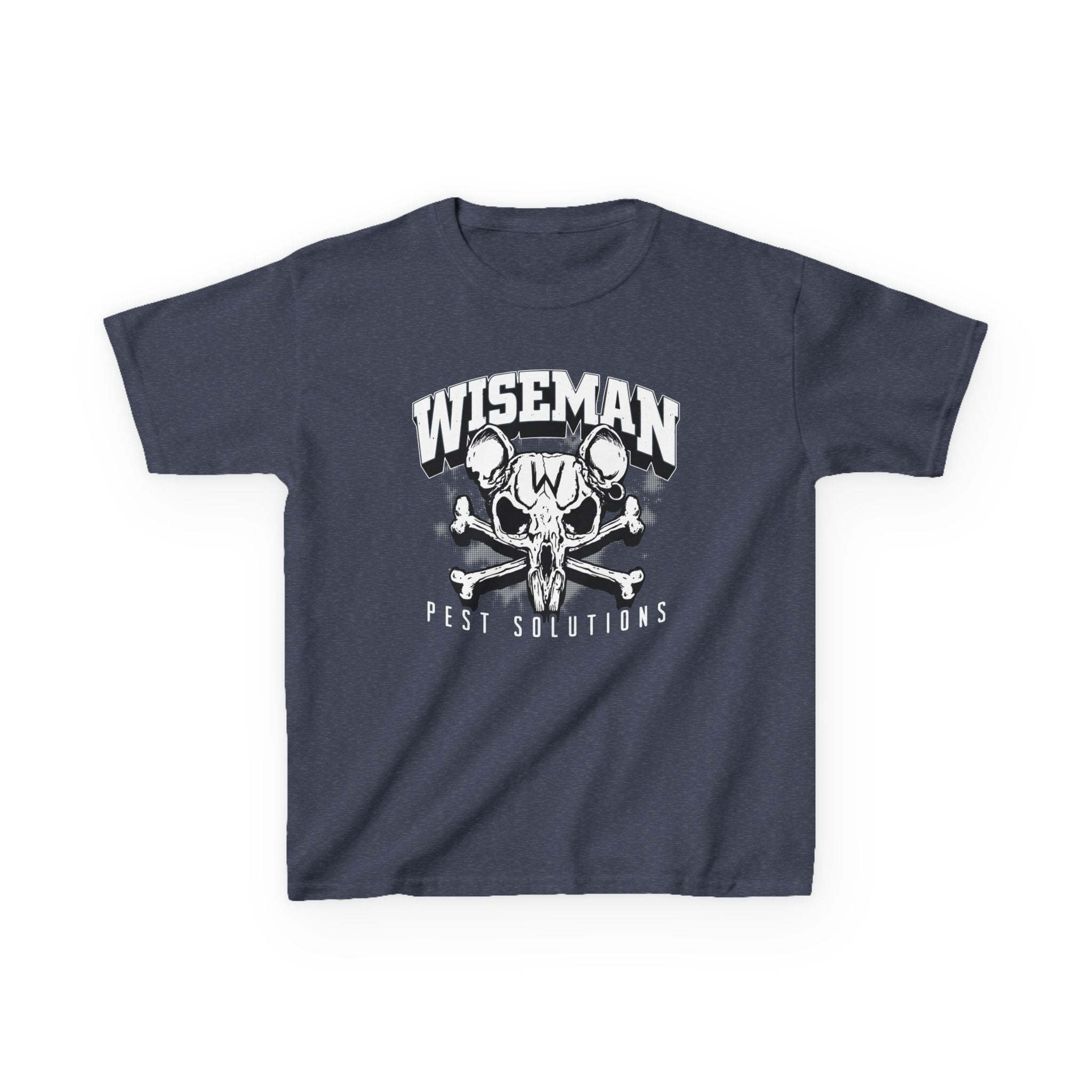 Wiseman Rat Skull Kids Tee — Edgy Graphic Tee for Boys & Girls