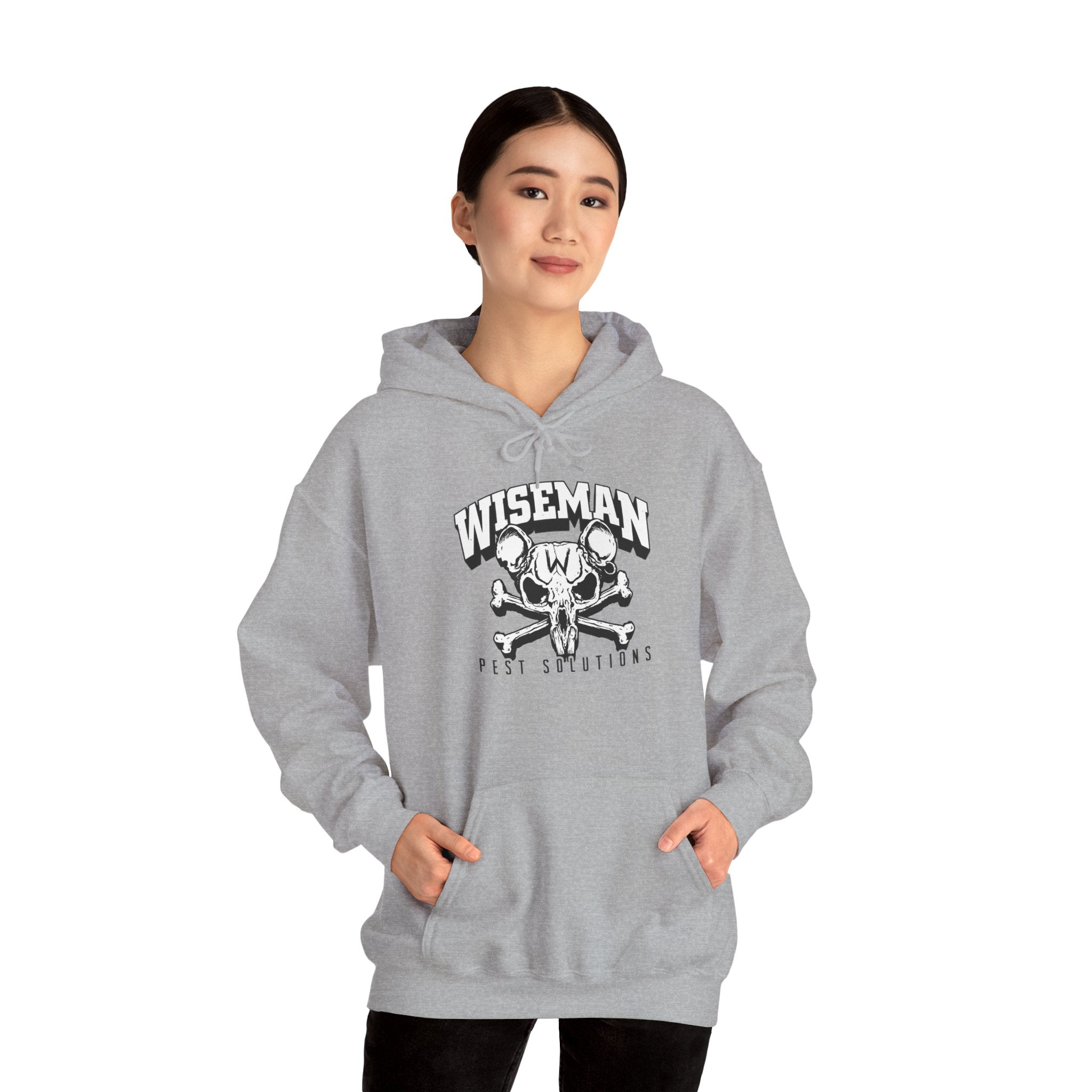 Wiseman Skull & Bones Hoodie – Vintage Skateboarding Graphic Pullover