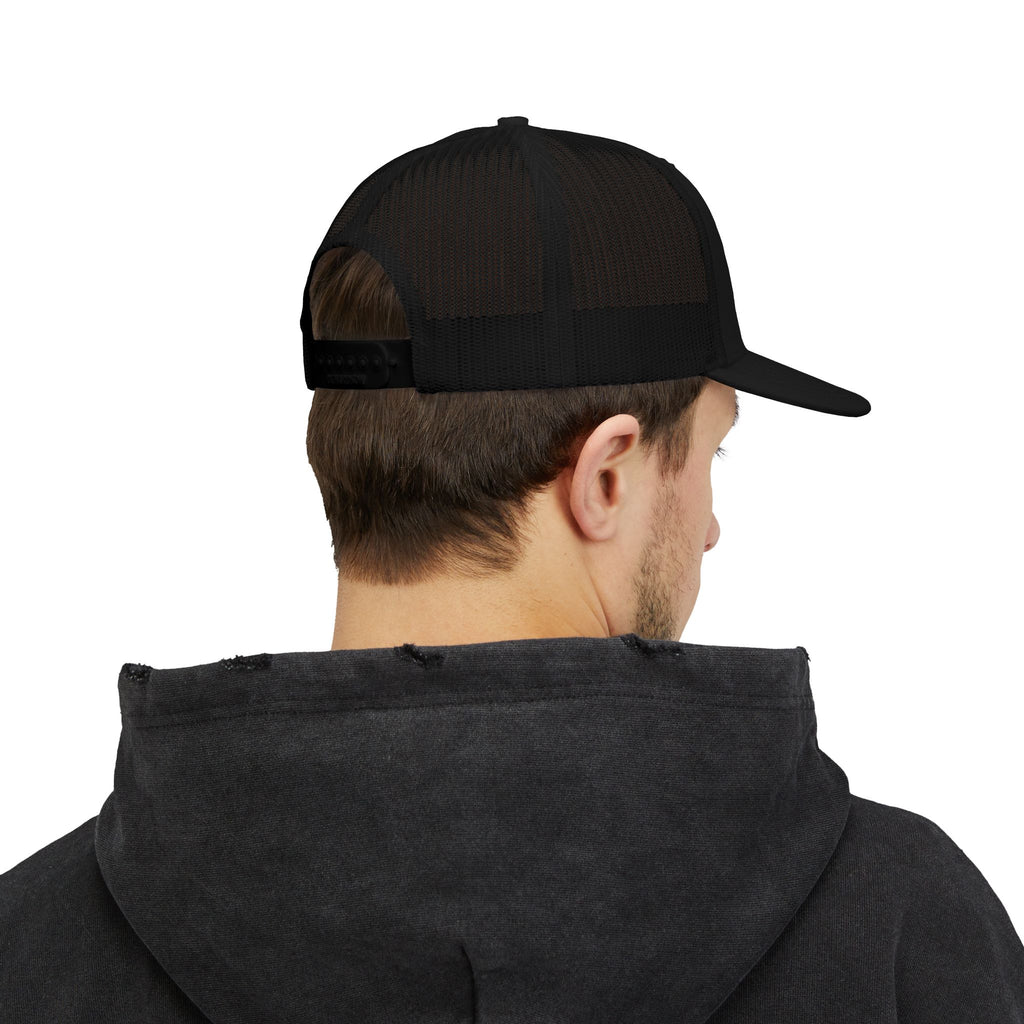 Rat Skull Trucker Cap - Wiseman Pest Solutions Snapback