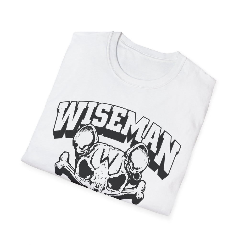 Wiseman Pest Solutions Rat Skull Logo T-Shirt | Exterminator Graphic Tee