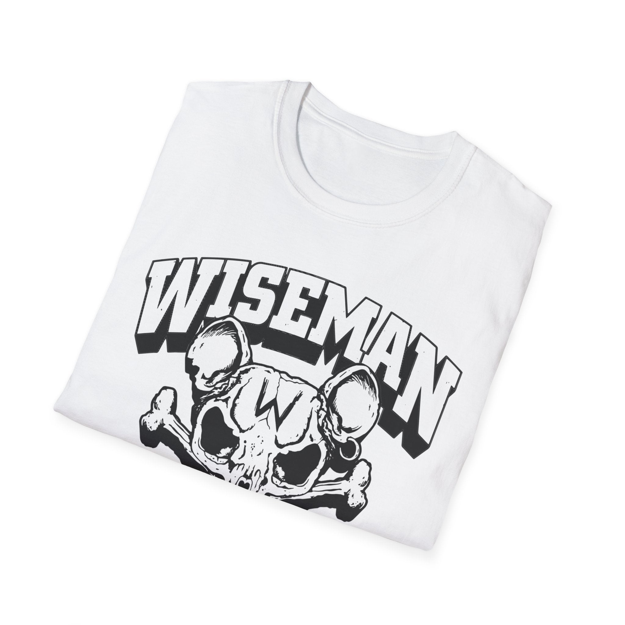Wiseman Pest Solutions Rat Skull Logo T-Shirt | Exterminator Graphic Tee