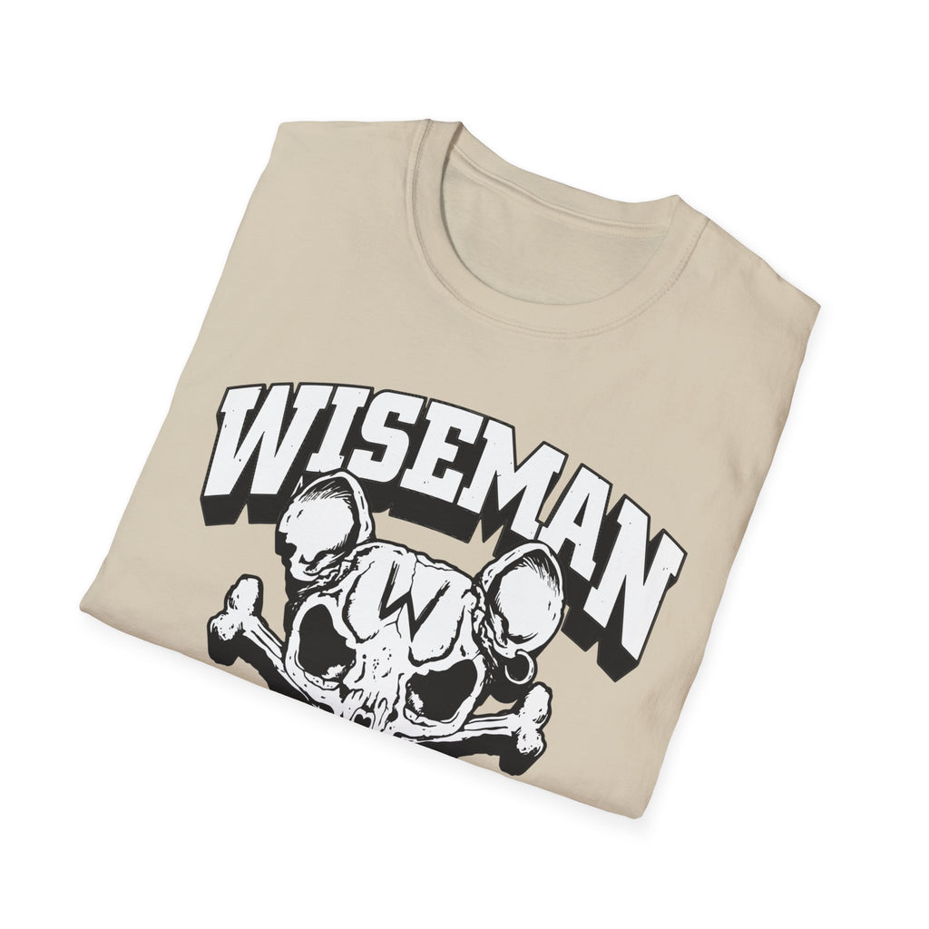 Wiseman Pest Solutions Rat Skull Logo T-Shirt | Exterminator Graphic Tee