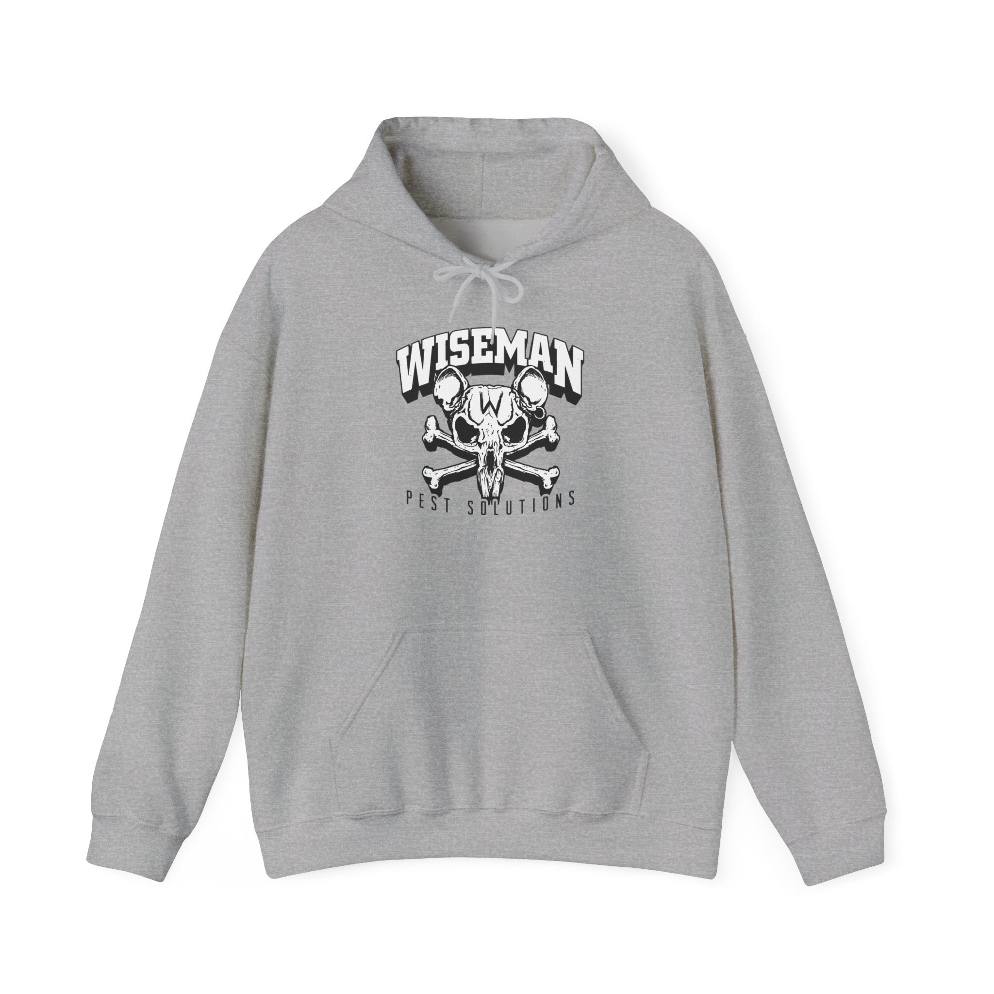 Wiseman Skull & Bones Hoodie – Vintage Skateboarding Graphic Pullover
