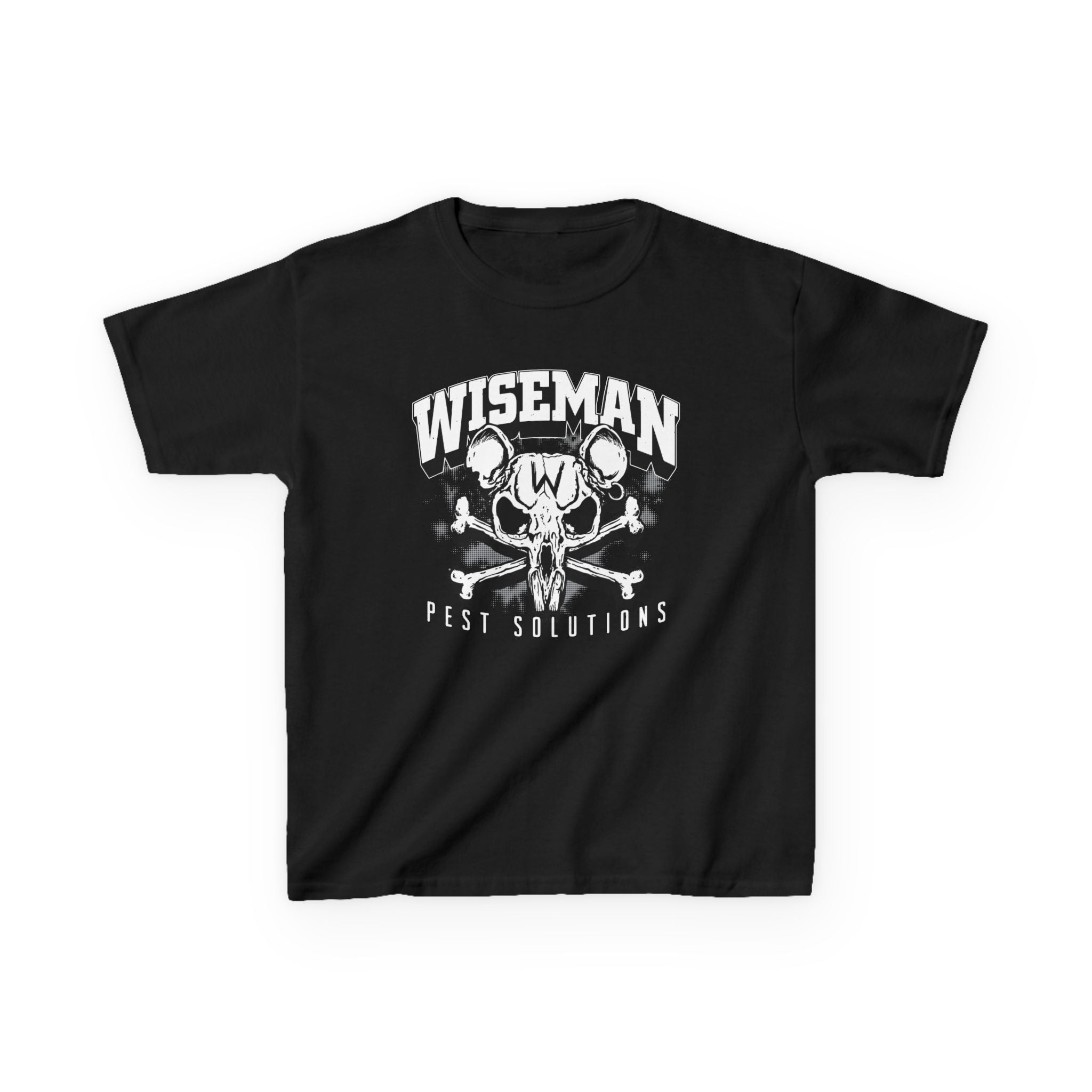 Wiseman Rat Skull Kids Tee — Edgy Graphic Tee for Boys & Girls
