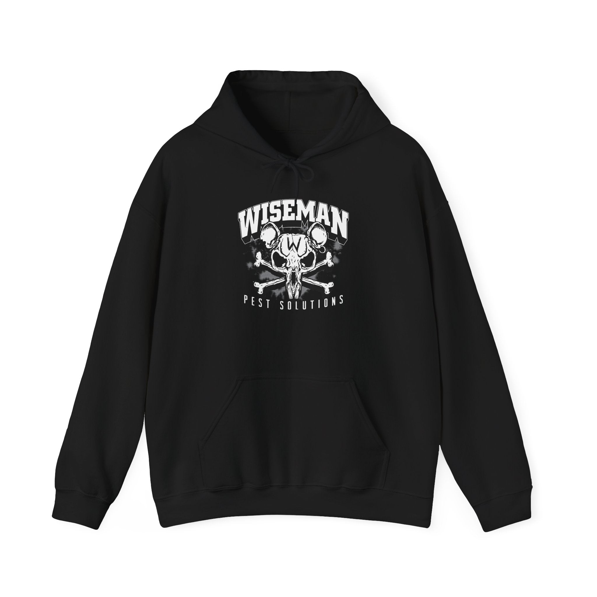 Wiseman Skull & Bones Hoodie – Vintage Skateboarding Graphic Pullover