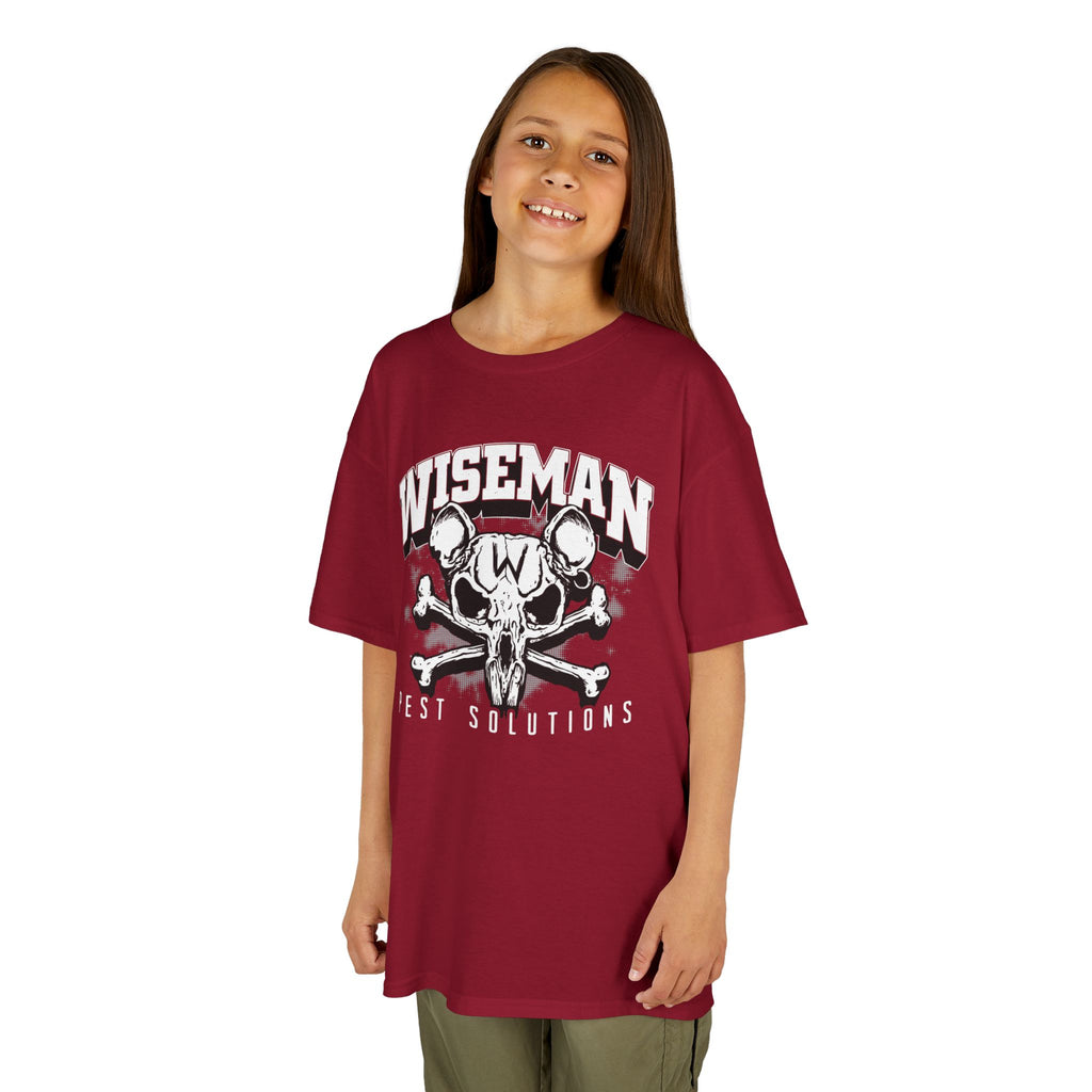 Wiseman Rat Skull Kids Tee — Edgy Graphic Tee for Boys & Girls