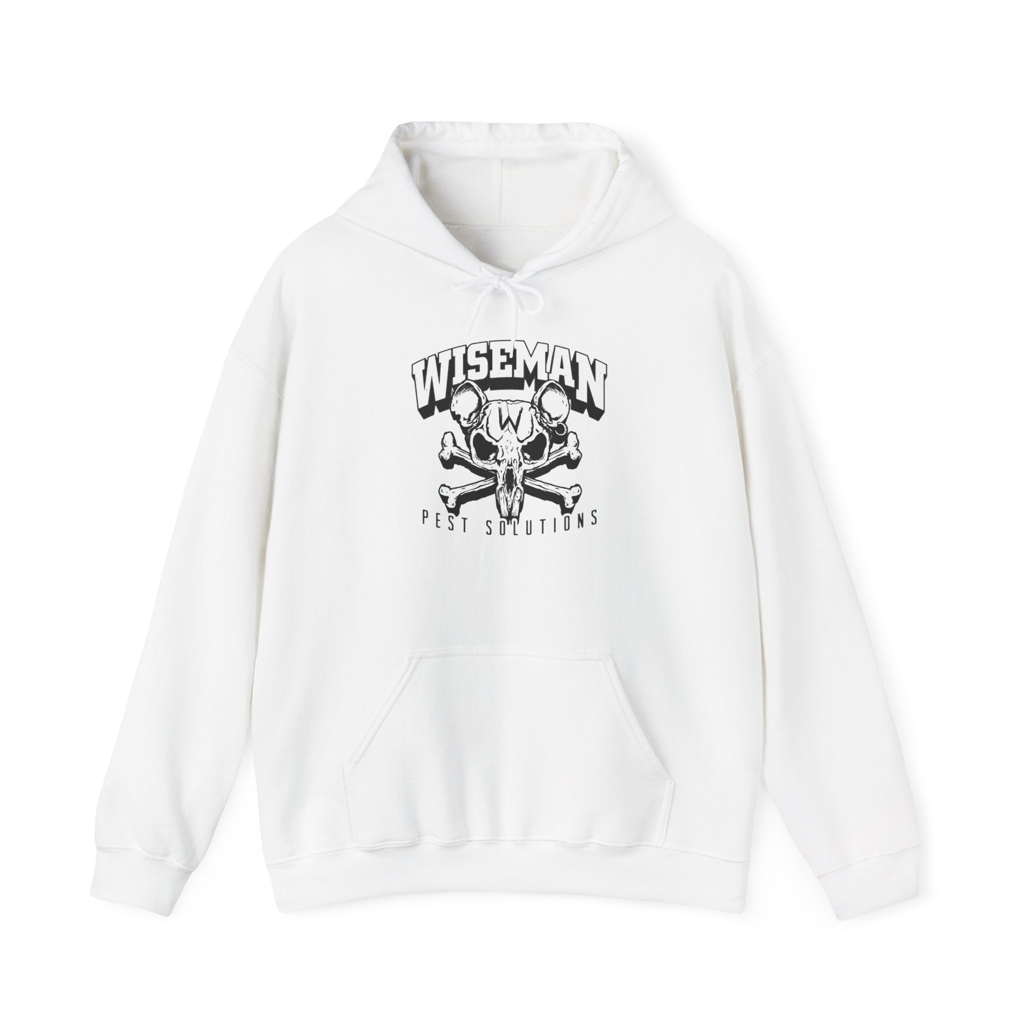 Wiseman Skull & Bones Hoodie – Vintage Skateboarding Graphic Pullover