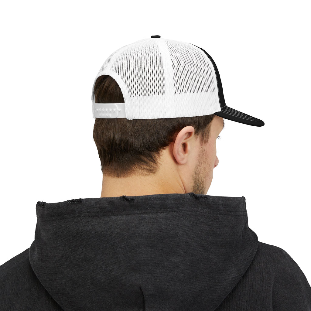 Rat Skull Trucker Cap - Wiseman Pest Solutions Snapback