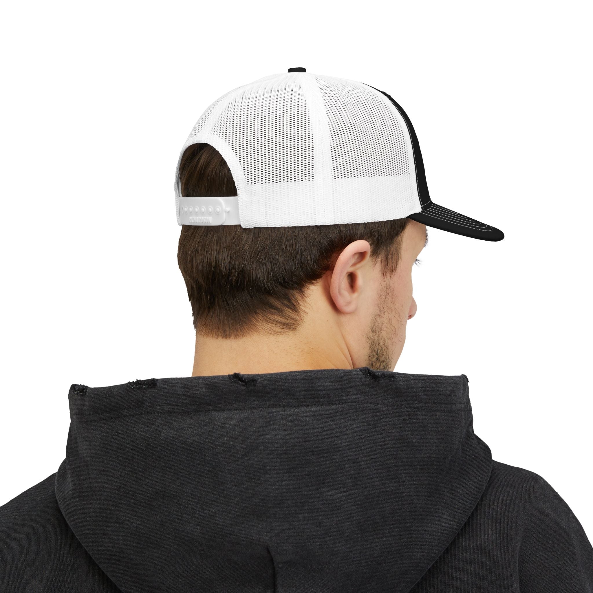 Rat Skull Trucker Cap - Wiseman Pest Solutions Snapback