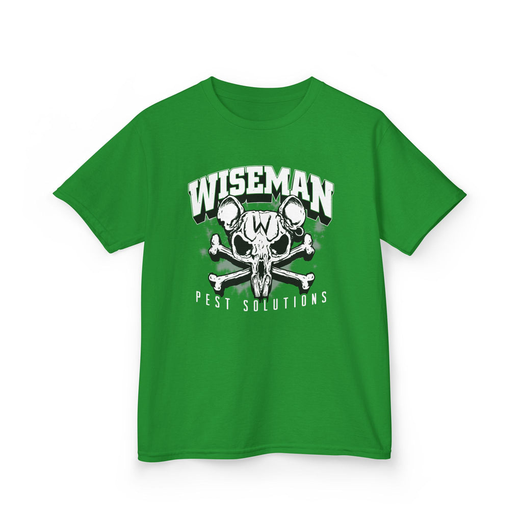 Wiseman Rat Skull Kids Tee — Edgy Graphic Tee for Boys & Girls