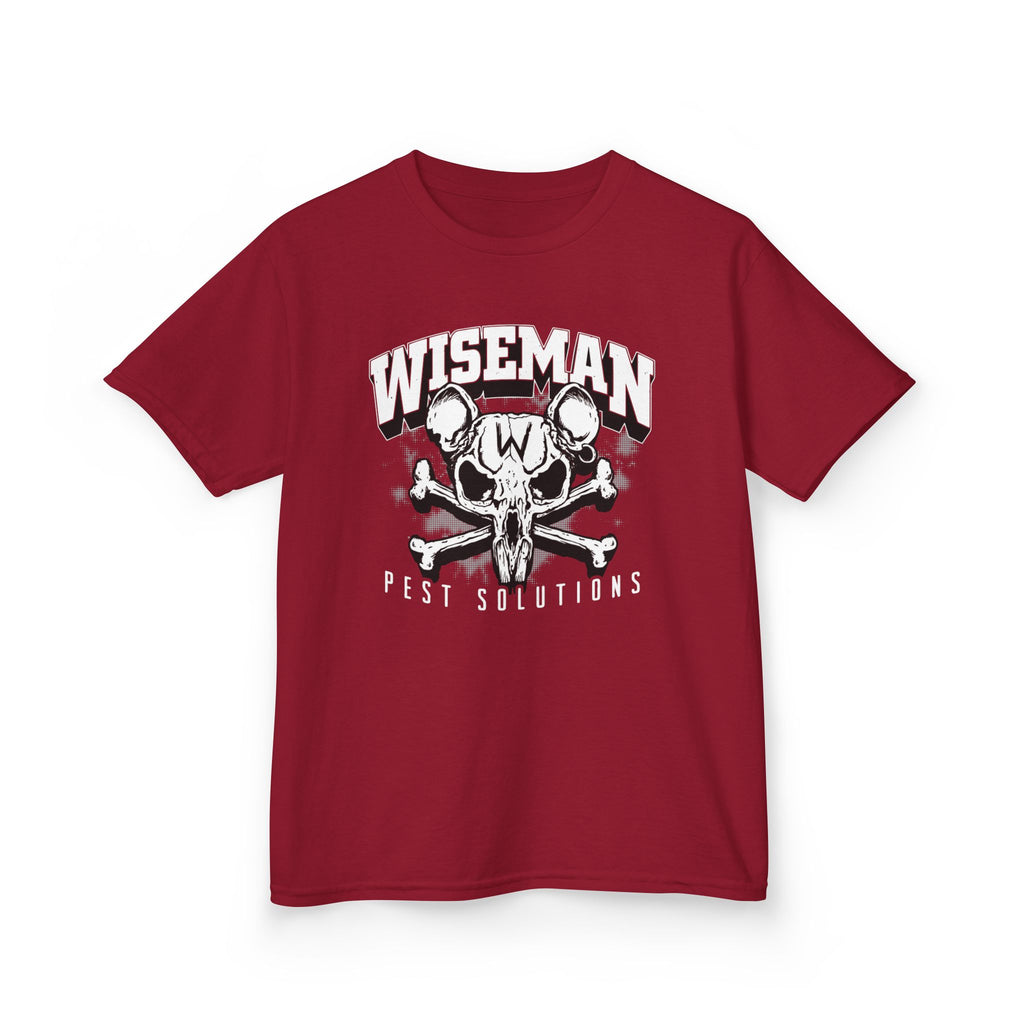 Wiseman Rat Skull Kids Tee — Edgy Graphic Tee for Boys & Girls