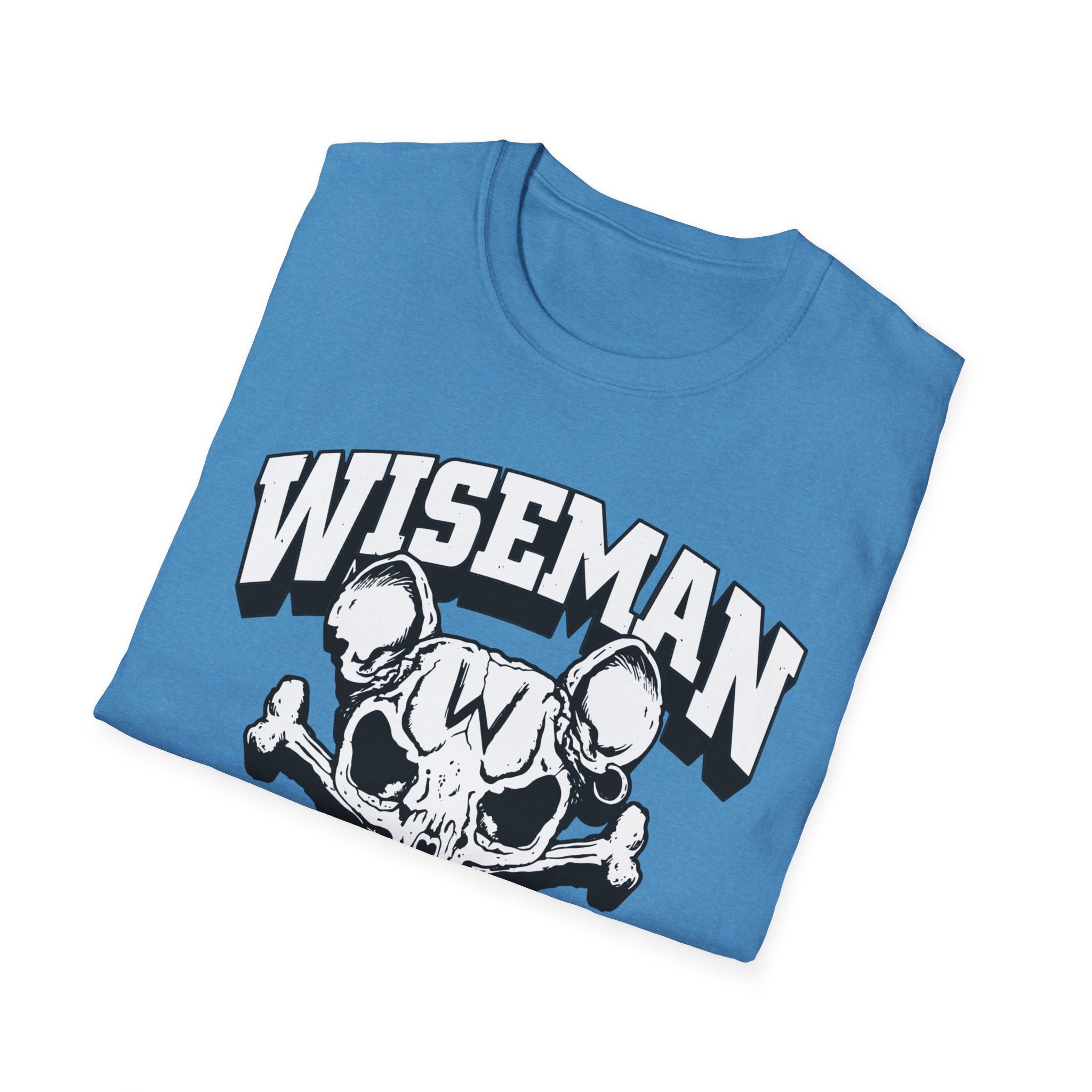 Wiseman Pest Solutions Rat Skull Logo T-Shirt | Exterminator Graphic Tee
