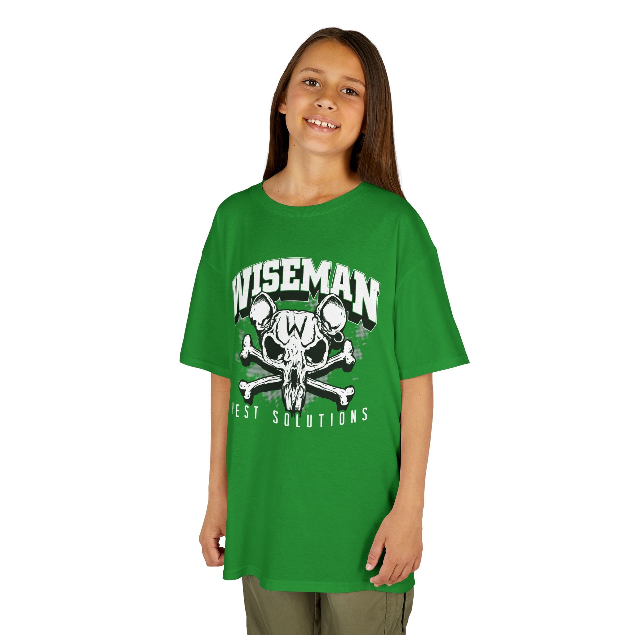 Wiseman Rat Skull Kids Tee — Edgy Graphic Tee for Boys & Girls