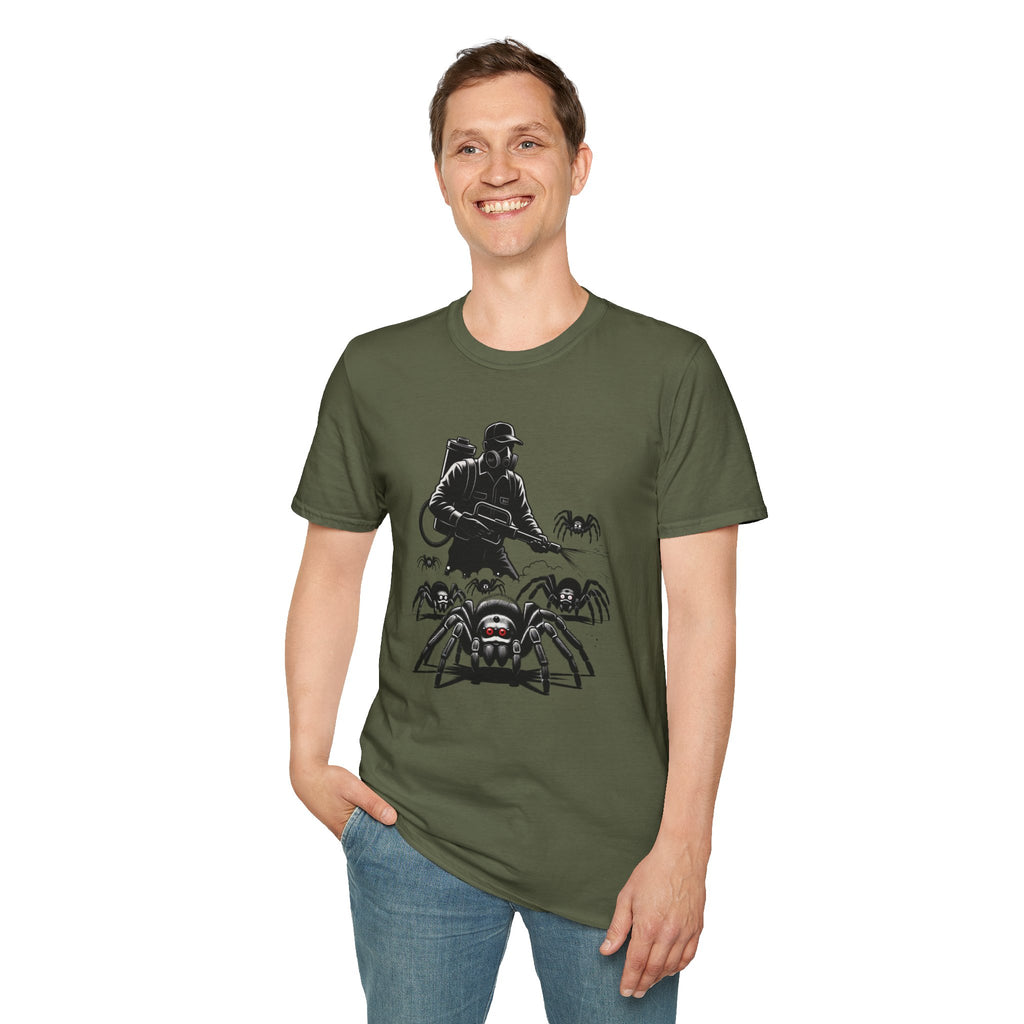 Exterminator 'Killing Spiders' Personalized T-Shirt
