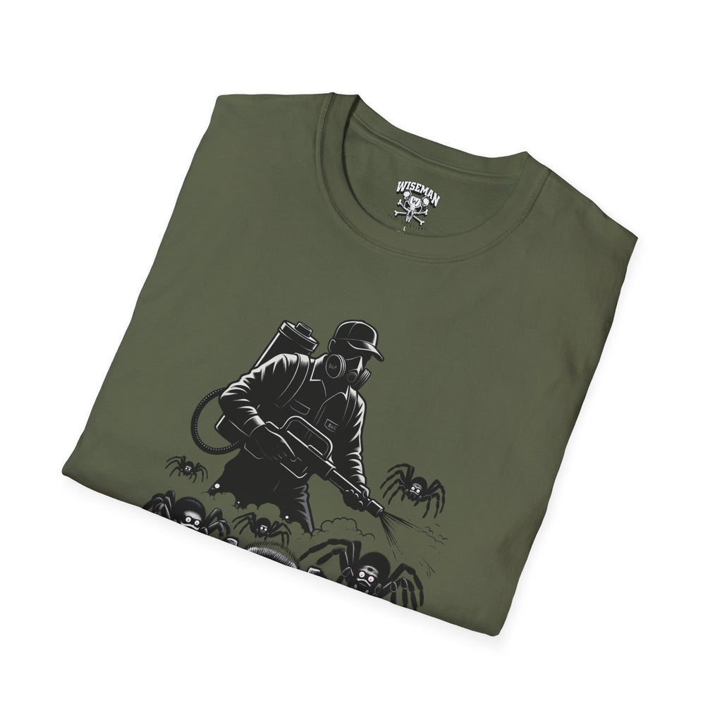 Exterminator 'Killing Spiders' Personalized T-Shirt