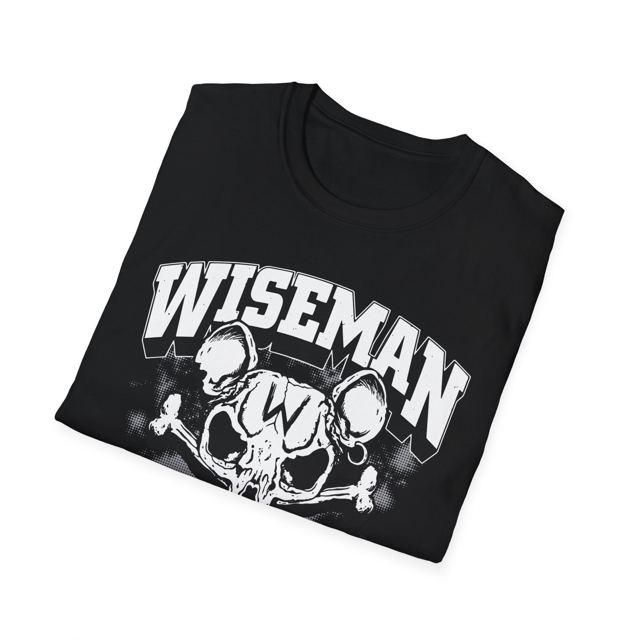 Wiseman Pest Solutions Rat Skull Logo T-Shirt | Exterminator Graphic Tee